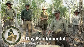 7 Day Fundamental (Modules 1 & 2) Bushcraft Survival Course.