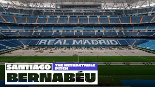 The AMAZING pitch retraction at the new Santiago Bernabéu stadium! | Real Madrid