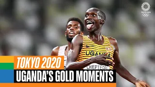 🇺🇬 🥇 Uganda's gold medal moments at #Tokyo2020 | Anthems