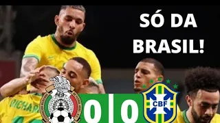 México 0 x 0 Brasil melhores momentos 03/08/21 1 tempo olimpíadas de Tokio