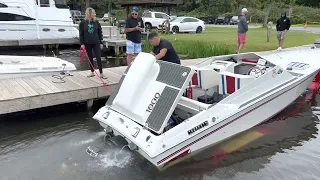 Martini Powerboat Startup - 1000 HP Engine