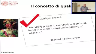 Lezione "La qualità degli alimenti di origine vegetale" prof. Paolo Sambo