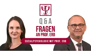 Wir beantworten Fragen an Prof. Erb! (1) | Psychologie mit Prof. Erb