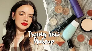 Trying Some New Makeup | + wear test | Julia Adams