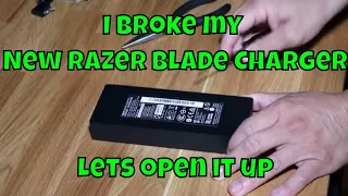 I Broke my new Razer Blade 15 charger| Lets open it up!