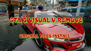 GTA 5 2021 HOW  TO DELETE  VISUAL V   AND ORIGINAL FILES INSTALL NEW EASY METHOD BY GAME WORLD 2021