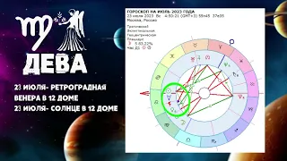 ДЕВА - ГОРОСКОП на ИЮЛЬ 2023 года от Реальная АстроЛогия