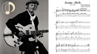 Paul "Tchan Tchou" Vidal - Besame Mucho - Guitar Transcription