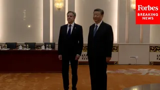 WATCH: Secretary Of State Antony Blinken Meets With Chinese President Xi Jinping In Beijing, China