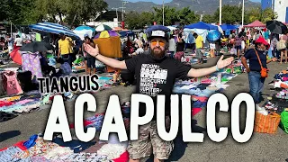 EL TIANGUIS DE LA ZAPATA EN ACAPULCO GUERRERO MERCADO DE PULGAS FLEA MARKET MEXICO