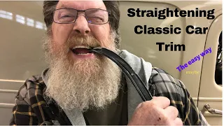 Straightening Classic car trim