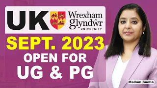 Wrexham Glyndwr University September 2023 Open for UG & PG | STUDY VISA UPDATES 2023 |  USA CAN UK |