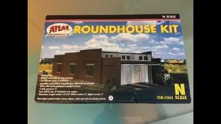 N scale Atlas 3 Stall Roundhouse build