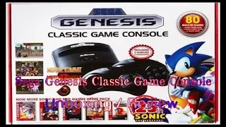 Sega Genesis Classic Game Console Unboxing/Review