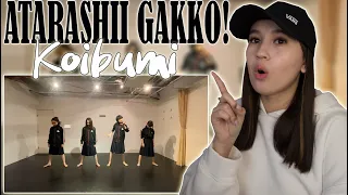 РЕАКЦИЯ на ATARASHII GAKKO! 新しい学校のリーダーズ  【恋文】 Dance Practice