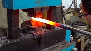 process of making a sharp kitchen knife. Korea's best handmade knife master.