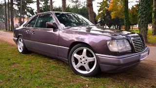 AMG Style III 17" Staggered wheels on Mercedes w124 Coupe