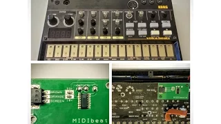 KORG Volca Beats - MIDIbeats MIDI mod Installation Video