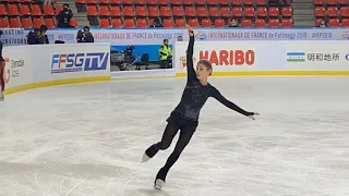 IDF19 Ladies' FS Runthrough - Alena Kostornaia Алёна Косторная (twilight)