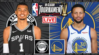 San Antonio Spurs vs Golden State Warriors | NBA In-Season Tournament Live Scoreboard 2023