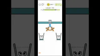 Happy glass level 55 solve walkthrough 3 stars