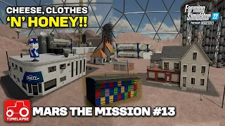 BUILDING NEW PRODUCTIONS AND BEEHIVES!! Mars The Mission FS22 Timelapse #13