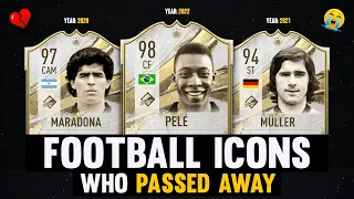 FOOTBALL ICONS WHO PASSED AWAY! 😭💔 | FT. Pelé, Maradona, Müller...