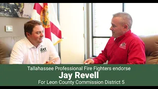 Tallahassee Professional Firefighters Endorse Jay Revell for Leon County Commission District 5