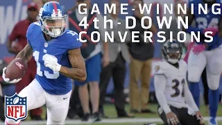 Game-Winning 4th Down Conversions Since 2000 | NFL Highlights