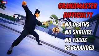 Sifu - The Sanctuary | Grandmaster Difficulty,All Enemies,No Deaths/Shortcuts/Shrines/Focus/Weapons