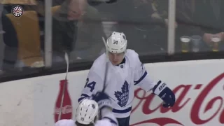 Auston Matthews 12th NHL Goal! 12/10/2016 (Toronto Maple Leafs vs  Boston Bruins)