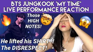 BTS MAP OF THE SOUL ONE CONCERT 'MY TIME' Live Performance | REACTION (THE DISRESPECT, JK! 🤯🔥)