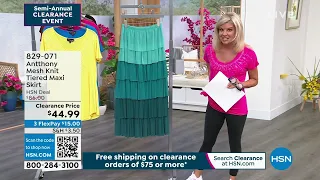 HSN | Semi-Annual Antthony Design Original Fashions Clearance 06.29.2023 - 04 PM