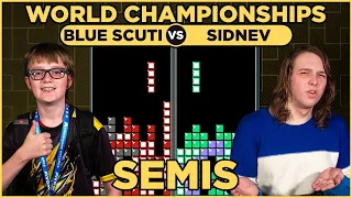 TETRIS BEATER BLUE SCUTI VS EUROPEAN PRODIGY SIDNEV | Tetris World Championship 2023 Semis