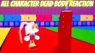 All Character Dead Body Reaction | Sonic.EXE: The Disaster