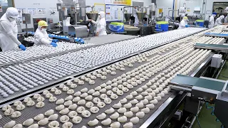 korean food factory! amazing scale of mass production food factories top 5 - korean street food