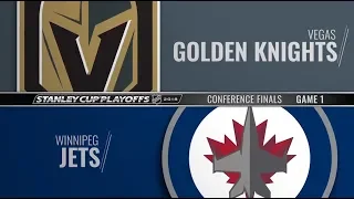 Winnipeg Jets vs Vegas Golden Knights  – May. 12, 2018 | Game 1 | Stanley Cup 2018. Обзор