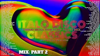 ITALO DISCO CLASSICS 💚🤍❤️ PART 2 Non-Stop Classic Party Hits Mix!  Hi-NRG Italo Euro Disco '80s