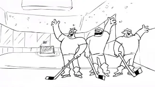 Три богатыря и хоккей