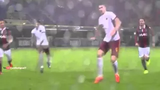 Bologna vs AS Roma Edin Dzeko 1 2 Serie A 2015