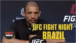 Jose Aldo's Post-Fight Press Conference | UFC Fight Night: Brazil | ESPN MMA