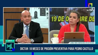 Milagros Leiva Entrevista –DIC 15 –ROY GATES DE ACUERDO CON PRISIÓN PREVENTIVA PARA CASTILLO| Willax