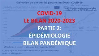 COVID-19 : Bilan 2020 2023 : Épidémiologie, bilan pandémique