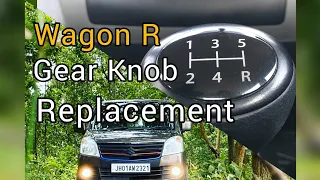 How to Change WagonR Gear Knob...? | How to change Car Gear Shift Knob...?