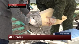 На детскую площадку в Хабаровске подбросили труп. MestoproTV