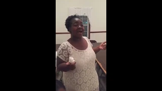 Girl with a cold, still kills Leandria Johnson's song, "Better Days"!