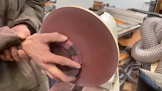 # 48 - Wood Turning - Segmented Purple Heart & African Blackwood