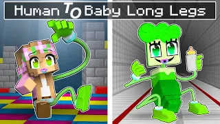 From HUMAN to BABY LONG LEGS in Minecraft