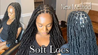 The BEST Way To Do Knotless Soft Locs! No Knots, No Nail Glue, No Got2B | Detailed Softlocs Tutorial