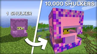 Construí un Shulker GIGANTE con 10.000 Shulkerboxes